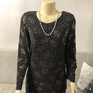 JAIPUR LONG SWEATER TUNIC SIZE L